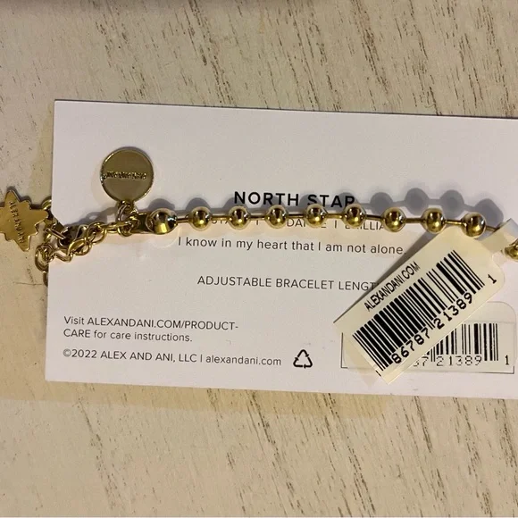 Alex and Ani Ball Chain Adjustable North Star Celestial Bracelet Sold Out - Picture 3 of 3